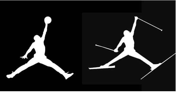 抄得太離譜！飛人喬丹變滑雪手！耐克要求該公司停止使用徽標（biāo）！