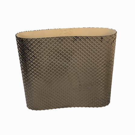 黑（hēi）色菱形方格鑽石紋（wén）網格防滑耐（nài）磨花紋傳送砂光機木工PVC輸送皮帶